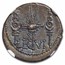 Roman Silver Denarius Marc Antony Legion VI (32-31 BC) Ch AU NGC