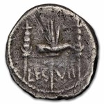 Roman Silver Denarius Marc Antony Legion VII (32-31 BC) Fine