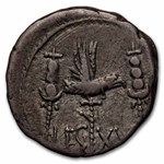 Roman Silver Denarius Marc Antony Legion XX (32-31 BC) VF