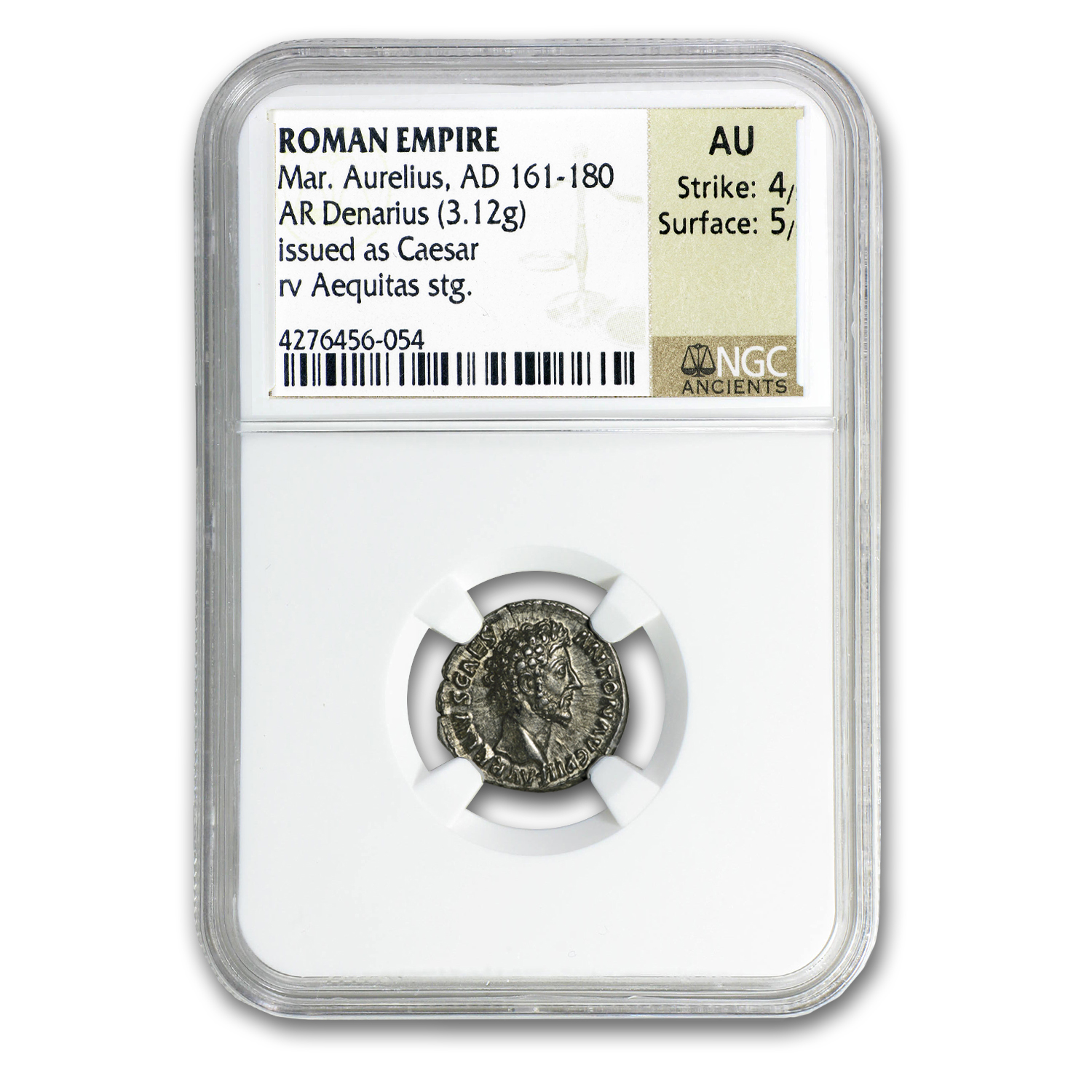 Aureliusページ Buy Roman Silver Denarius Marcus Aurelius (161-180 AD) AU NGC | APMEX