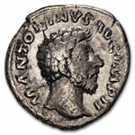 Roman Silver Denarius Marcus Aurelius (161-180 AD) VF (Random)