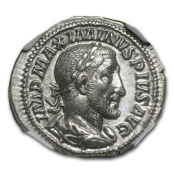 Buy Roman Silver Denarius Maximinus I (235-238 AD) Ch-AU NGC | APMEX