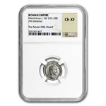 Roman Silver Denarius Maximinus I (235-238 AD) Ch-XF NGC