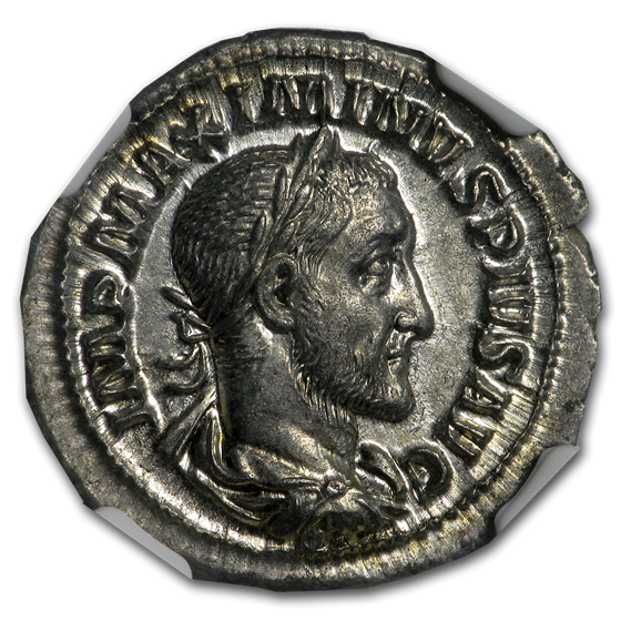 Buy Roman Silver Denarius Maximinus I/Salus (235-238 AD) MS NGC | APMEX