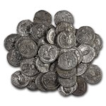 Roman Silver Denarius Random Emperors (69 AD-244 AD) AU
