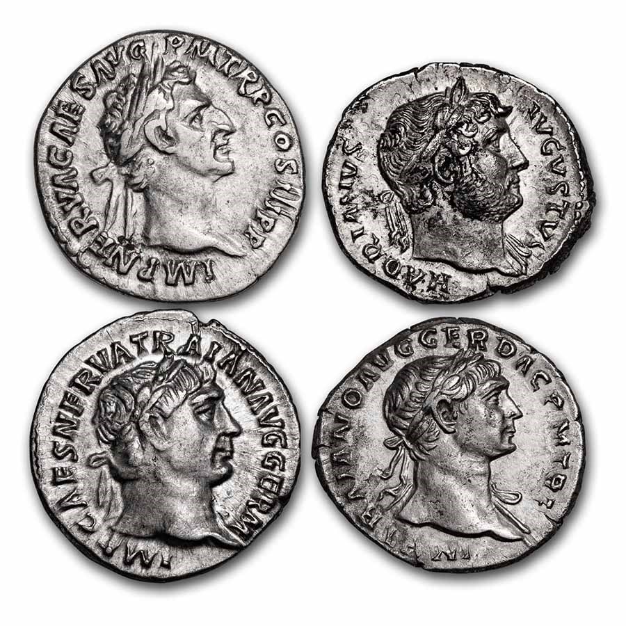 Roman Silver Denarius Random Emperors (69 AD-244 AD) Unc