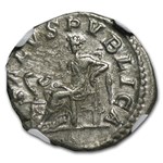 Roman Silver Denarius Severus Alexander (222-235 AD) Ch-VF NGC
