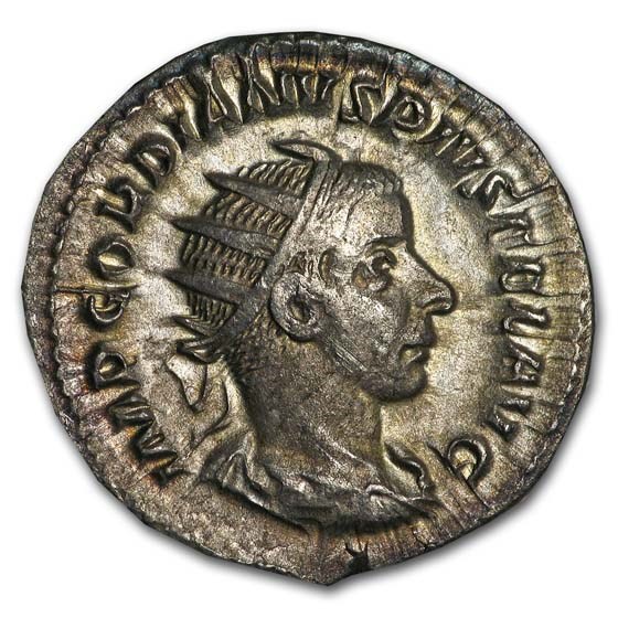 Roman Silver Double Denarius Crisis of The Third Century XF Roman Silver Double Denarius Crisis of The Third Century XF