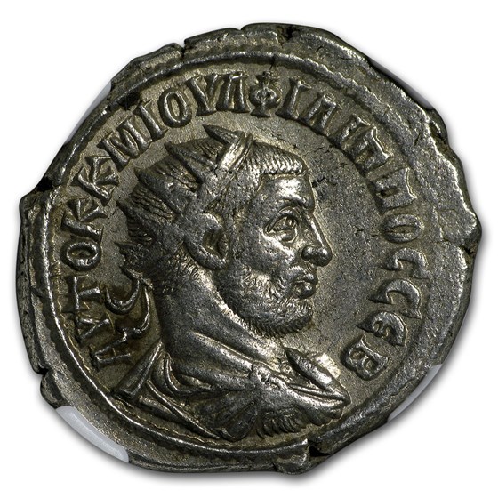 Roman Silver Tetradrachm Emperor Philip I (244-249 AD) CH XF NGC Roman Silver Tetradrachm Emperor Philip I (244-249 AD) CH XF NGC