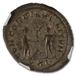 Roman Silvered Aurelianianus Diocletian 284-305 AD Ch XF NGC