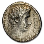 Roman Syria AR Tetradrachm Augustus (27 BC- 14 AD) Ch XF
