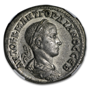 Roman Syria BI Tetradrachm Emp. Gordian III (238-244 AD) MS NGC Roman Syria BI Tetradrachm Emp. Gordian III (238-244 AD) MS NGC