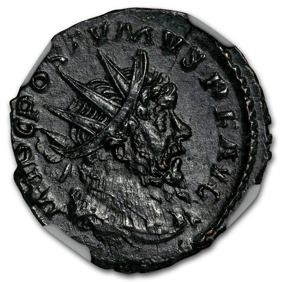 Romano-Gallic BL Dbl Denarius (260-269 AD) CH AU NGC Romano-Gallic BL Dbl Denarius (260-269 AD) CH AU NGC