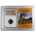 Rome AE3/4 BI Nummus Constantius II XF NGC (Nether Compton Vault)