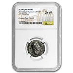 Rome AR Denarius Ant Pius (138-161 AD) Ch VF NGC (Random Coin)