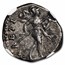 Rome AR Denarius Caracalla 198-217 AD Ch XF NGC (7 Hills Hoard)
