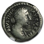 Rome AR Denarius Faustina Jr. 147-75/6 AD Fine NGC (Random Coin)