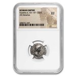Rome AR Denarius Faustina Jr. 147-75/6 AD XF NGC (Random Coin)