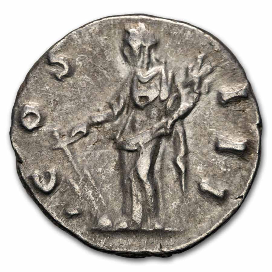 Rome AR Denarius Marcus Aurelius (161-180 AD) Ch XF (RIC 215)