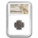 Rome AR Denarius Vespasian (69-79 AD) Fine NGC Judaea Capta