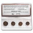 Rome at War: 4 Coin Collection Constantius II (337-361 AD)