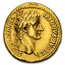 Rome AV Aureus Emp Tiberius (14-37 AD) XF (Tribute Penny)
