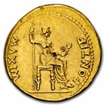 Rome AV Aureus Emp Tiberius (14-37 AD) XF (Tribute Penny)