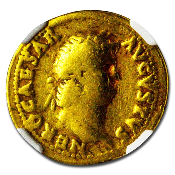 Rome AV Aureus Emperor Nero (54-68 AD) Fine NGC (RIC I 71) Rome AV Aureus Emperor Nero (54-68 AD) Fine NGC (RIC I 71)