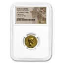 Rome AV Aureus Tiberius 14-37 AD Ch Fine NGC (Tribute Penny) Rome AV Aureus Tiberius 14-37 AD Ch Fine NGC (Tribute Penny)