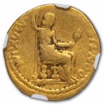 Rome AV Aureus Tiberius 14-37 AD Fine NGC (Tribute Penny)