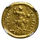 Rome AV Solidus Theodosius I (379-395 AD) AU NGC (RIC IX 64c) Rome AV Solidus Theodosius I (379-395 AD) AU NGC (RIC IX 64c)