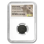 Rome Dbl Denarius Claudius II 268-270 AD VF NGC (Bicknor Hoard)