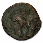 Rome Gaul Crocodile Dupondius Augustus/Agrippa (27 BC-14 AD) Ch F