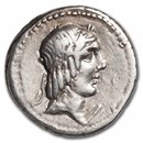 Rome Rep AR Denarius L. Piso Frugi 90 BC AU Crawford 340/1