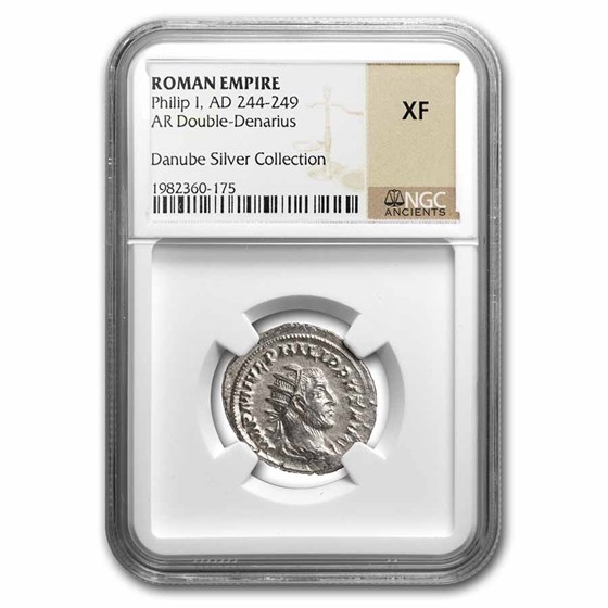Rome Silver Dbl Denarius Philip I (244-249 AD) XF NGC RIC IV 44 Rome Silver Dbl Denarius Philip I (244-249 AD) XF NGC RIC IV 44