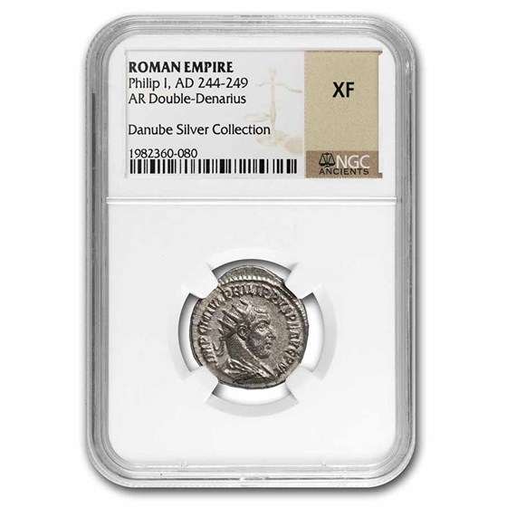Rome Silver Dbl Denarius Philip I (244-249 AD) XF NGC RIC IV 71 Rome Silver Dbl Denarius Philip I (244-249 AD) XF NGC RIC IV 71