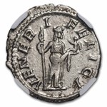 Rome Silver Denarius Julia Mamaea 222-35 AD XF NGC (Random Coin)