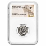 Rome Silver Denarius Julia Mamaea 222-35 AD XF NGC (Random Coin)