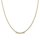 Round Wheat 14k Gold Necklace - 18 in.