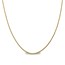 Round Wheat 14k Gold Necklace - 18 in.