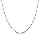Round Wheat 14k Gold Necklace - 18 in.