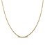 Round Wheat 14k Gold Necklace - 18 in.