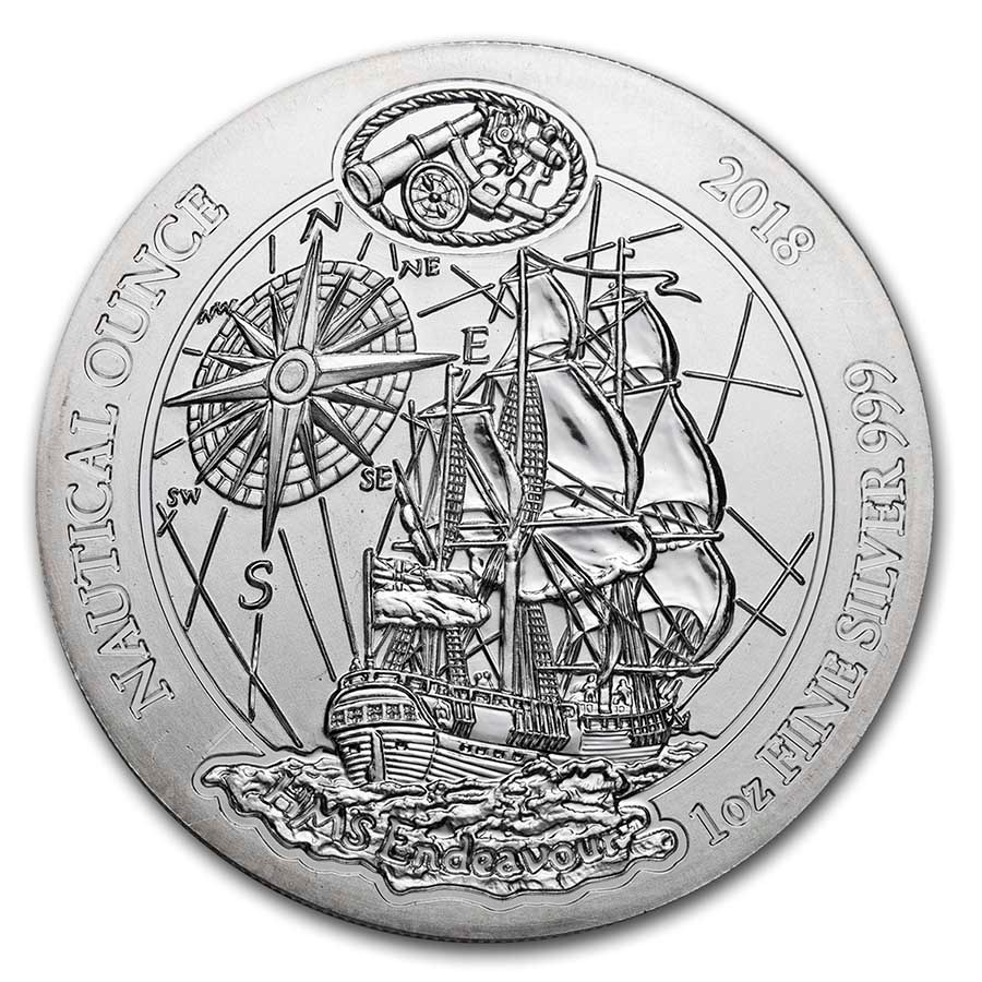 Rwanda 1 oz Silver Nautical Series (Random Year)