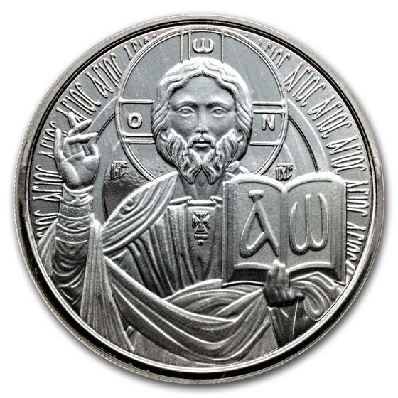 Samoa 1 oz Silver Rhodium Jesus Collection (Off-Quality) Samoa 1 oz Silver Rhodium Jesus Collection (Off-Quality)