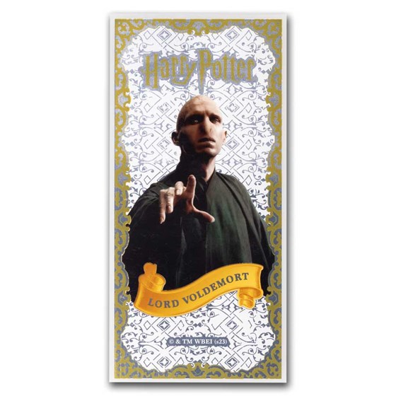 Samoa 3 gram Silver Bookmark Collection: Voldemort Samoa 3 gram Silver Bookmark Collection: Voldemort
