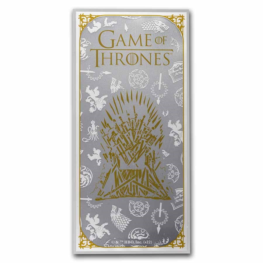 Samoa 3 gram Silver Note Game of Thrones