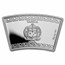 Samoa 30 gram Silver Lunar Rabbit Fan Shaped Coin