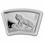 Samoa 30 gram Silver Lunar Tiger Fan Shaped Coin