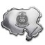 Samoa 5 oz Silver Harry Potter Hogwarts Castle Shaped (Coin Only)