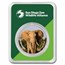 San Diego Zoo 1 oz Colorized Silver Elephant in TEP